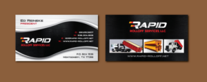 Business Card Design by meet007 for Rapid Rolloff Services, LLC | Design: #16508334