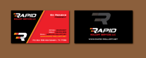 Business Card Design by meet007 for Rapid Rolloff Services, LLC | Design: #16509089