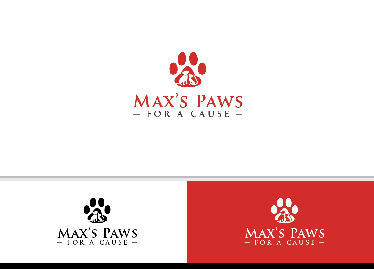 Logo Design by Knockout for Max's Helping Paws Foundation | Design #16503193