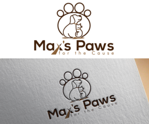 Logo Design by johnnyblackman for Max's Helping Paws Foundation | Design: #16517462