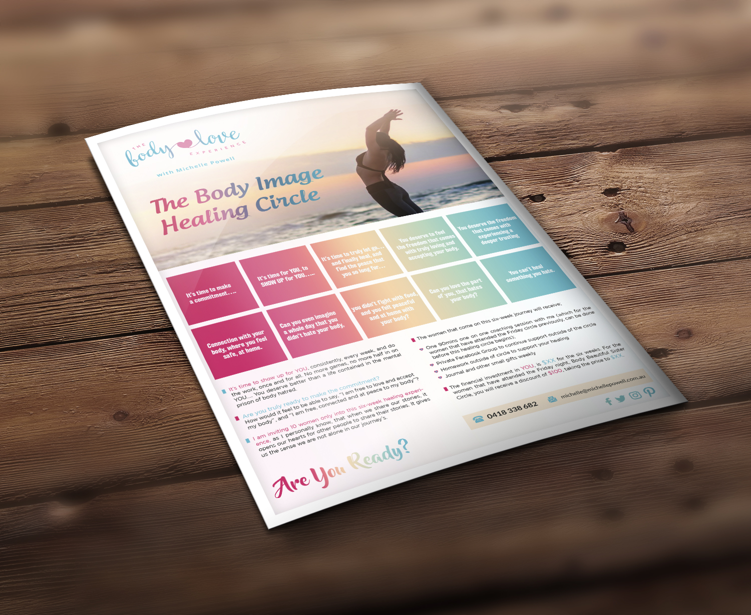 Flyer Design by debdesign for Empowerment Health and Wellbeing | Design #16517257