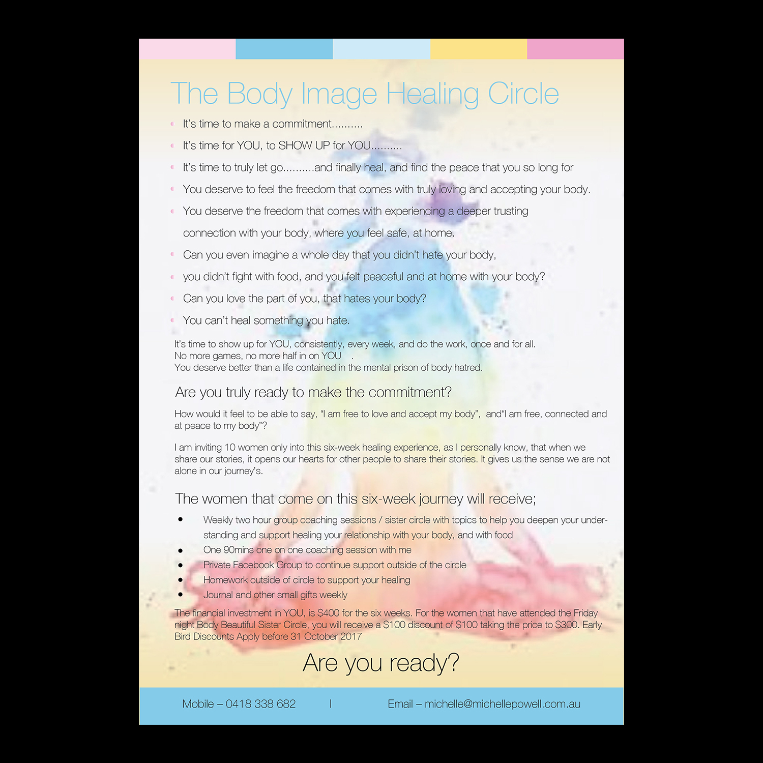 Flyer Design by Deziners Zone for Empowerment Health and Wellbeing | Design #16532651