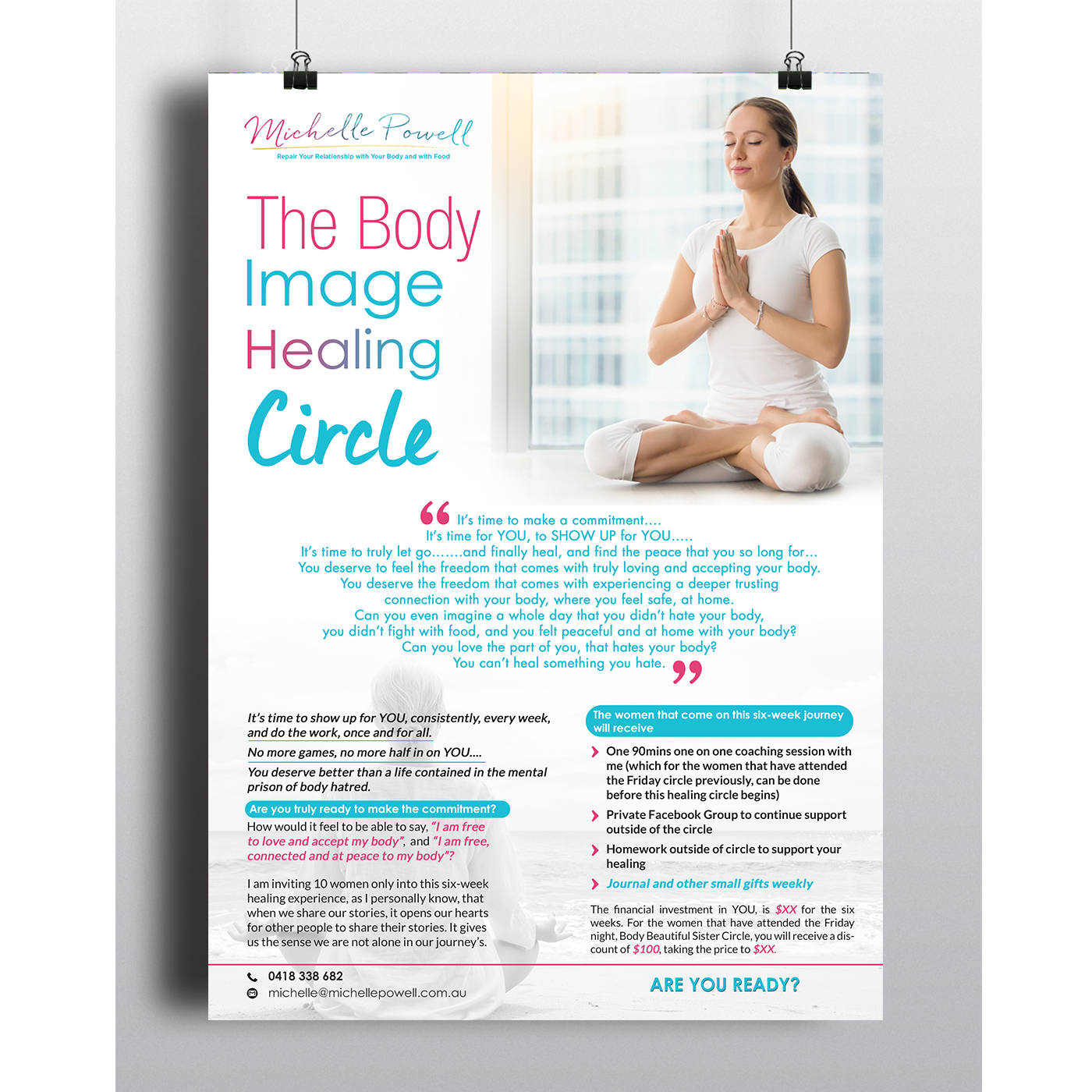 Flyer Design by creative.bugs for Empowerment Health and Wellbeing | Design #16515078
