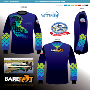 Fishing charter tournament shirt design | Design de T-shirt par DAVIDEZIGN