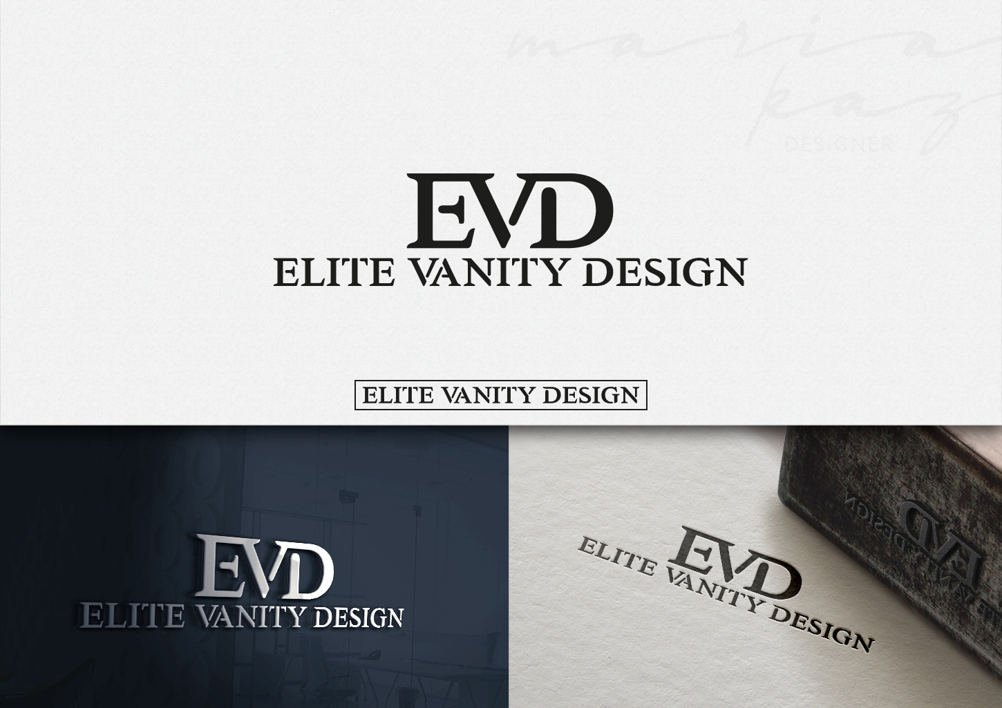 Logo Design by maria-kaz for Elite Vanity Design Inc. | Design #16515616