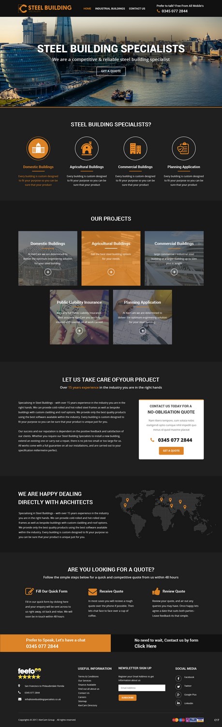 Web Design by pb for KierCam Group Ltd | Design #16572937