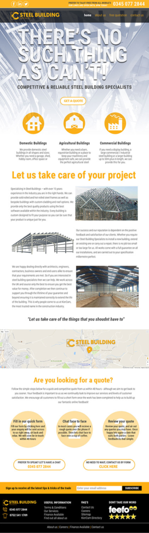 Web Design by steercreative for KierCam Group Ltd | Design #16653882