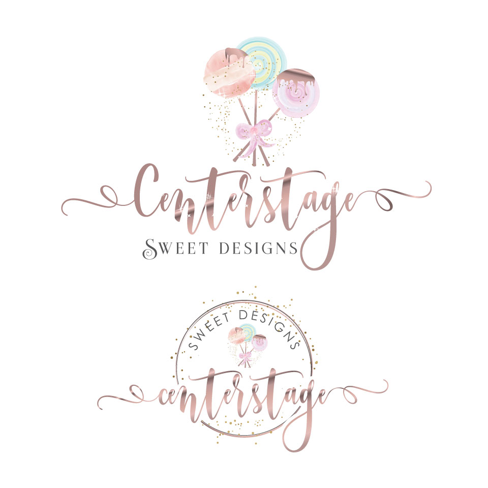 Logo Design by designstarla for Centerstage sweet designs | Design #16560696