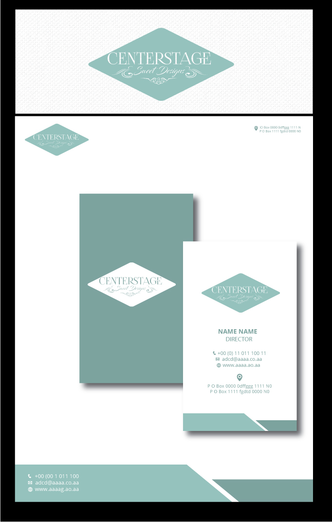 Design de Logo par zebronicgraphic pour Centerstage sweet designs | Design #16531359