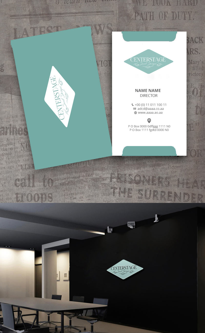 Logo Design by zebronicgraphic for Centerstage sweet designs | Design #16531363