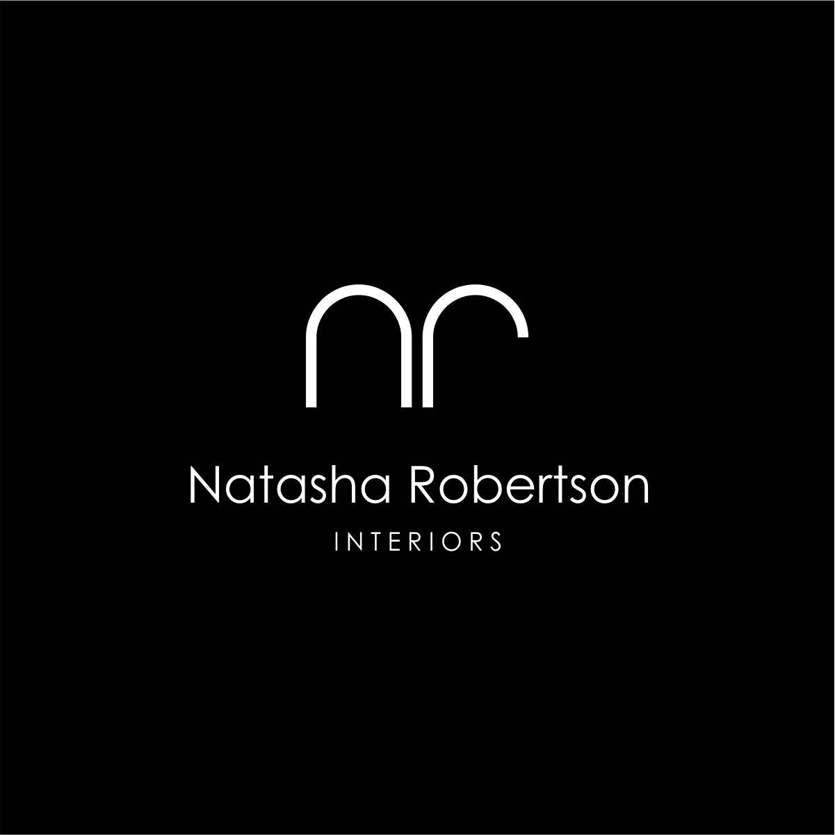 Logo Design by kenthuz for Natasha Robertson Interiors | Design #16510572