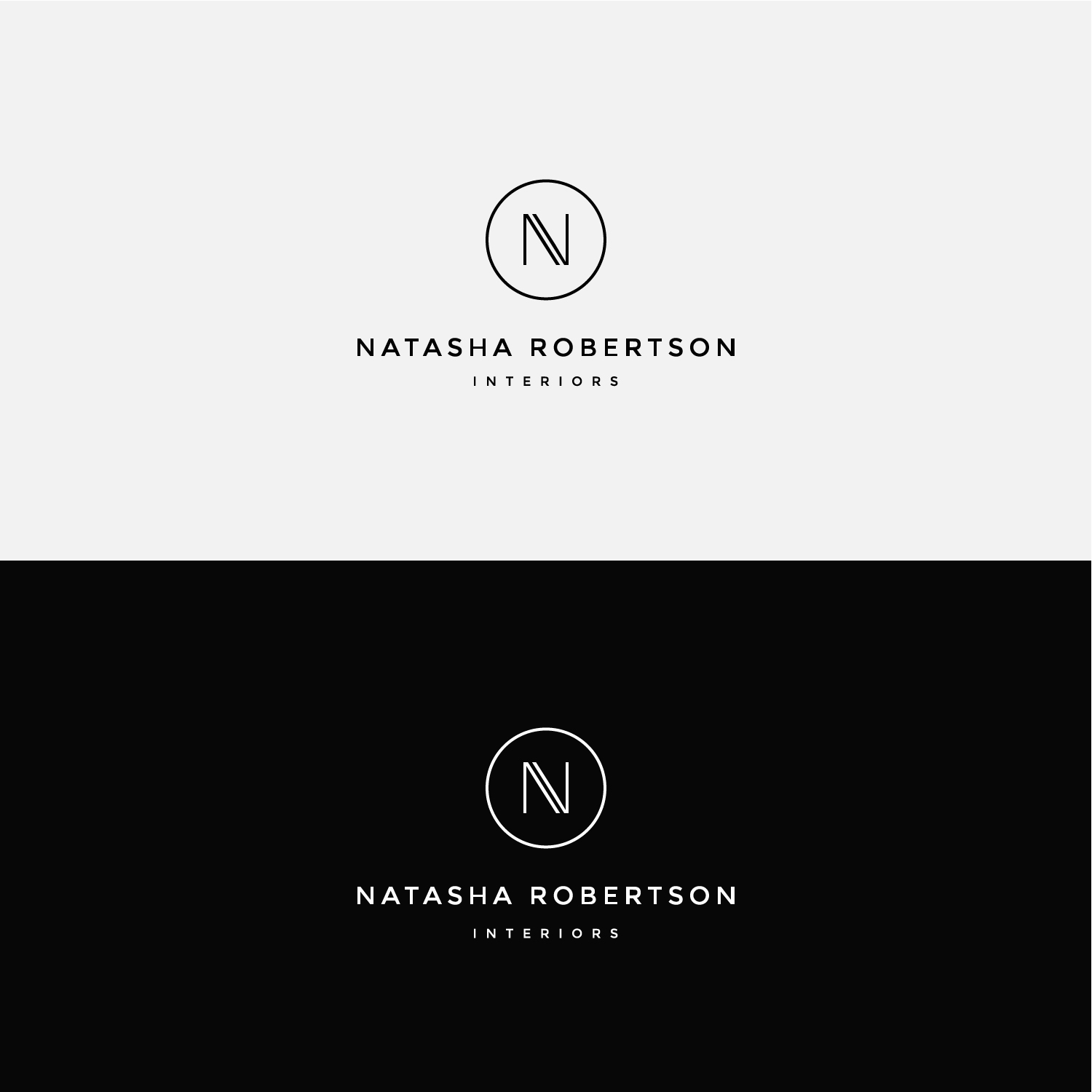Logo Design by André Lopes for Natasha Robertson Interiors | Design #16536795