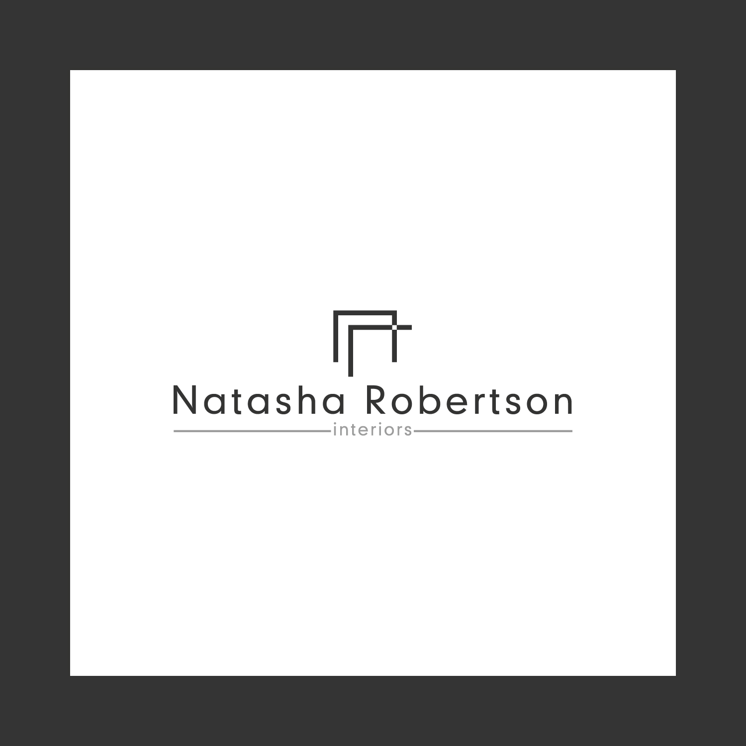 Logo Design by RIDVAN BULBUL for Natasha Robertson Interiors | Design #16619180