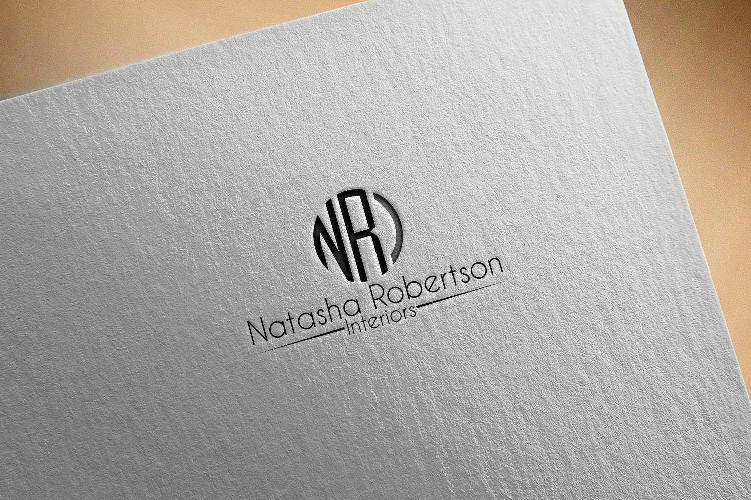 Logo Design by Sherpa design for Natasha Robertson Interiors | Design #16526143