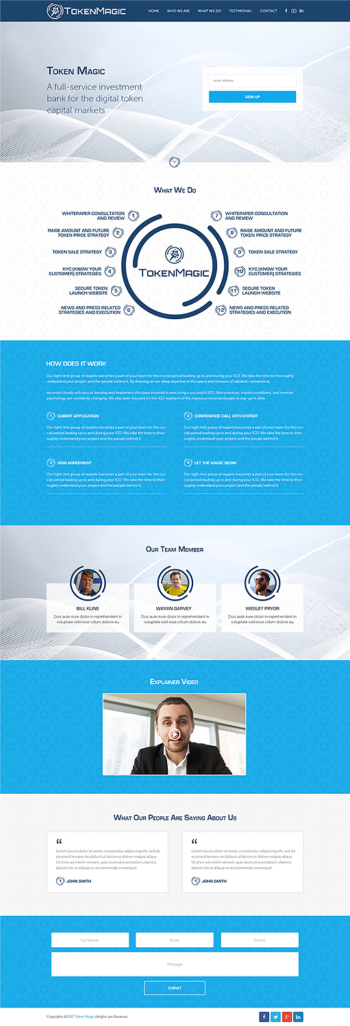 Web Design by PiXthemes for this project | Design #16672730