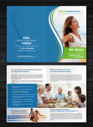 Mindful Merchants is a Crowdsourcing Business Promotion Platform that gives you the tools to pull in | Brochure Design by ecorokerz