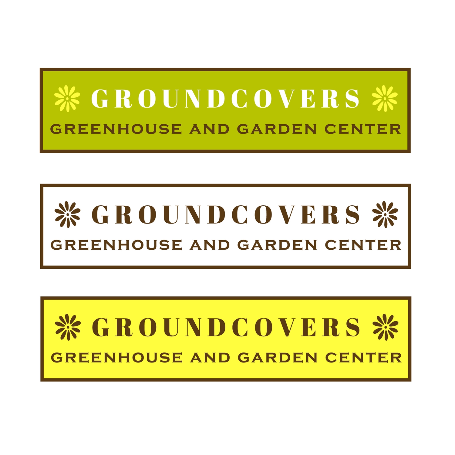 Logo Design by alexandranique for Groundcovers Greenhouse | Design #16578254