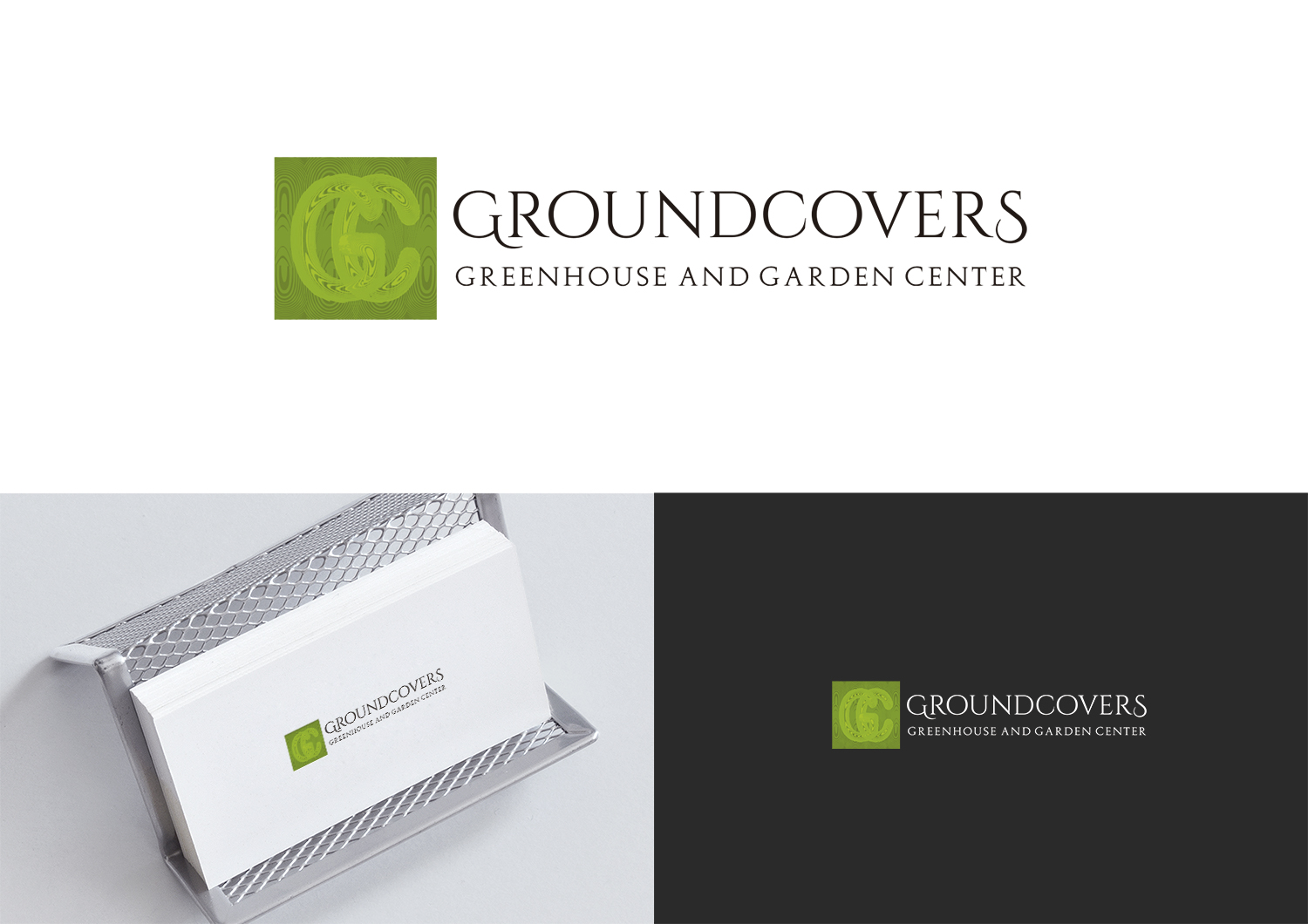 Logo Design by rafaeldsgn for Groundcovers Greenhouse | Design #16511971
