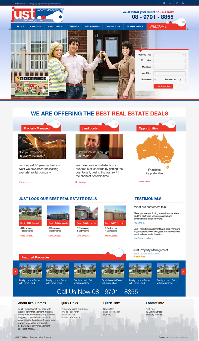 Diseño Web por uk para Streetsmart Marketing | Diseño #2661255
