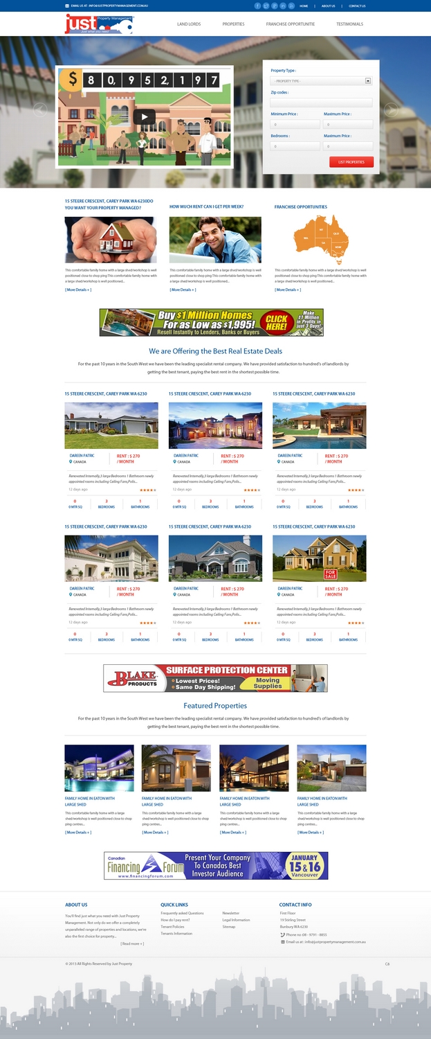Web Design by pb for Streetsmart Marketing | Design #2673690