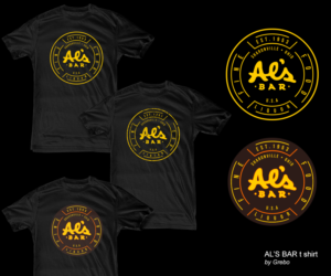 Al's Bar  | Diseño de Camiseta por Grebo