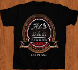 Al's Bar  | Diseño de Camiseta por creative gravity