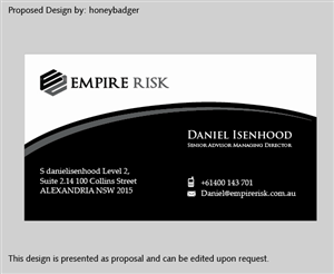 Business Card Design by rustee