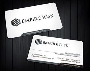 Business Card Design by SKYdesign for EMPIRE RISK | Design: #2659645