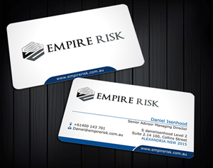 Business Card Design by SKYdesign for EMPIRE RISK | Design: #2661962
