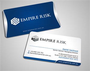 Business Card Design by SKYdesign for EMPIRE RISK | Design: #2661970