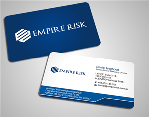 Business Card Design by SKYdesign for EMPIRE RISK | Design: #2662645