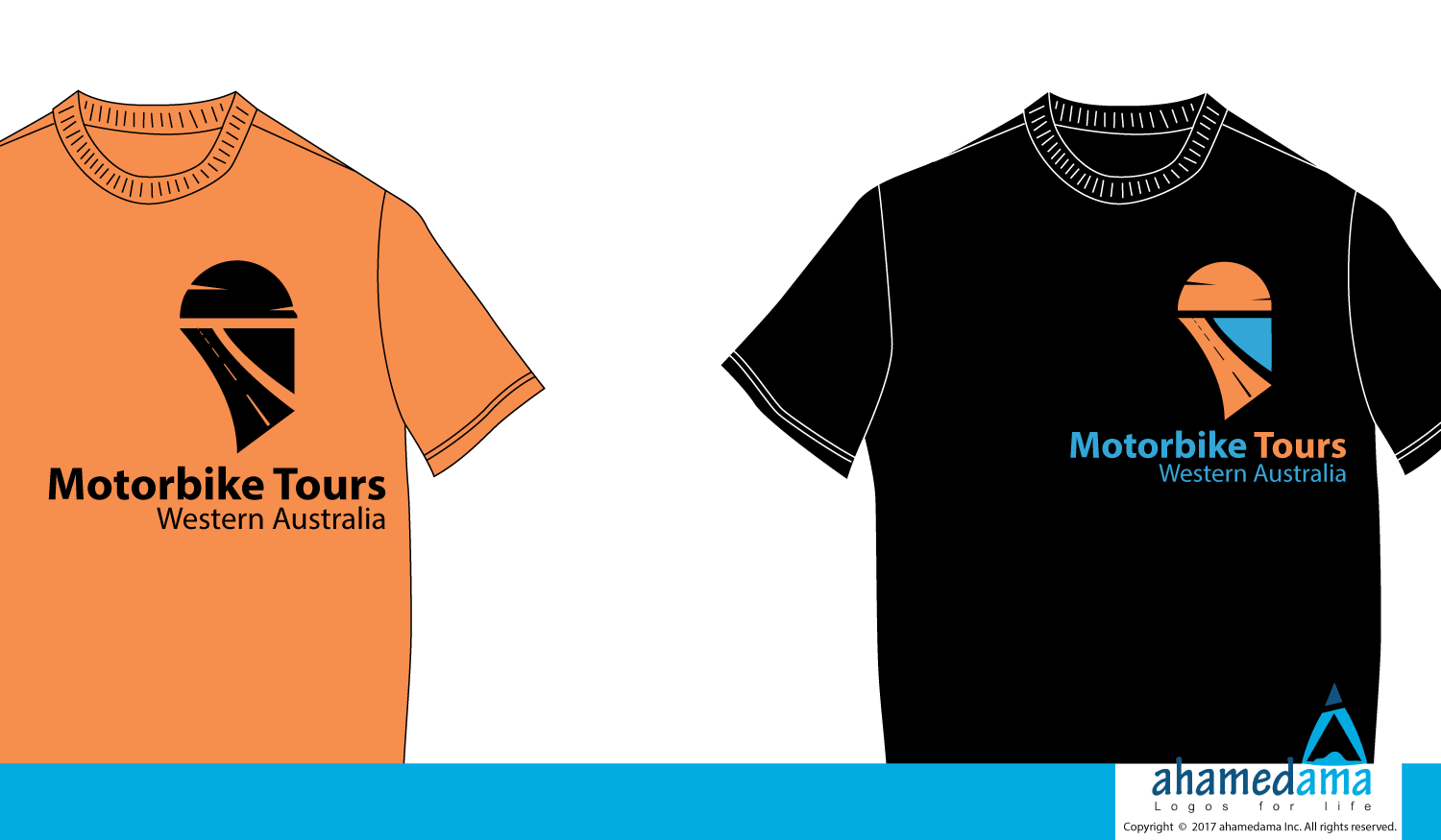 Logo Design by ahamedama Inc for Motorbike Tours Western Australia | Design #16564161