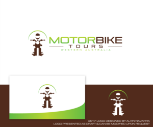 Logo Design by alvinnavarra for Motorbike Tours Western Australia | Design: #16608694