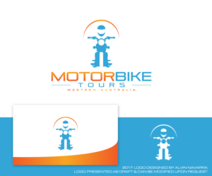 Logo Design by alvinnavarra for Motorbike Tours Western Australia | Design: #16633382