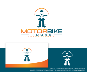 Logo Design by alvinnavarra for Motorbike Tours Western Australia | Design: #16633399