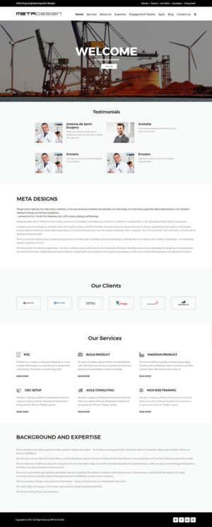 Web Design par Viranidevelopers pour MetaDesign Software | Design : #16699052