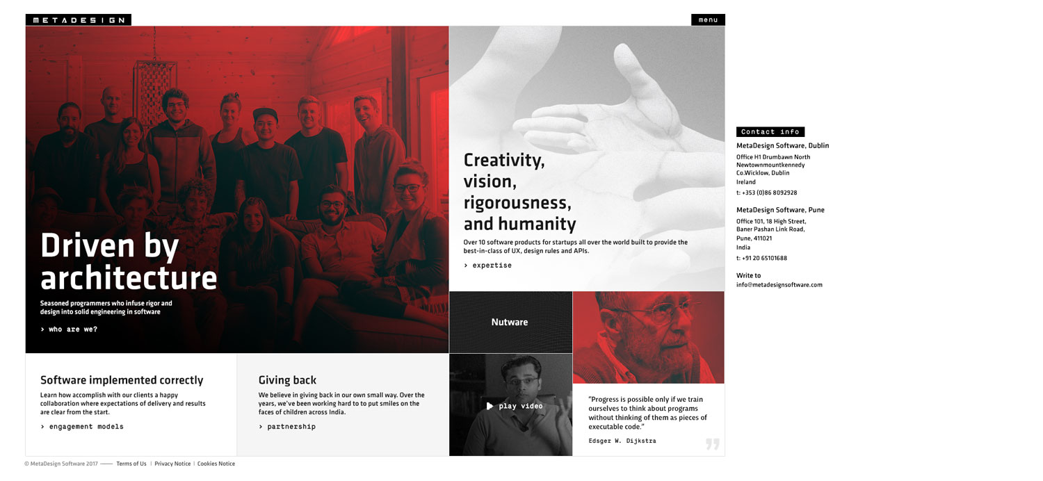 Web Design par WYSIWYG pour MetaDesign Software | Design #16689097