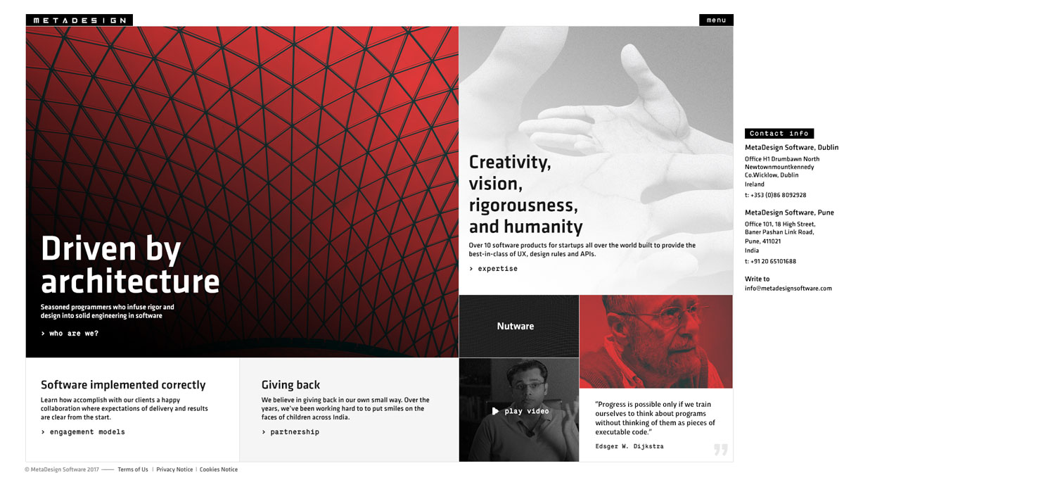 Diseño Web por WYSIWYG para MetaDesign Software | Diseño #16703432