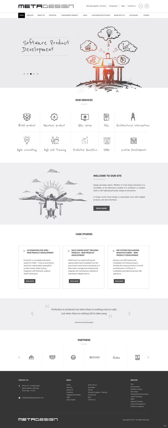 Web Design by pb for MetaDesign Software | Design #16538838