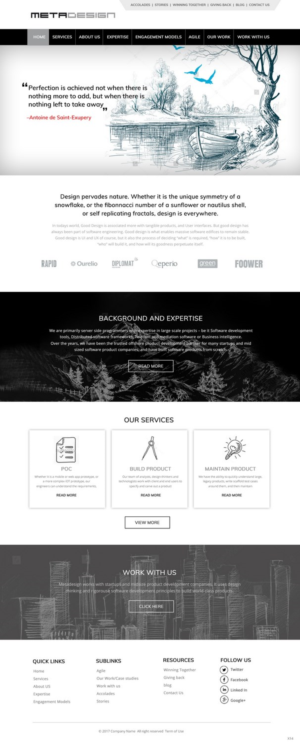 Web Design par pb pour MetaDesign Software | Design : #16538842