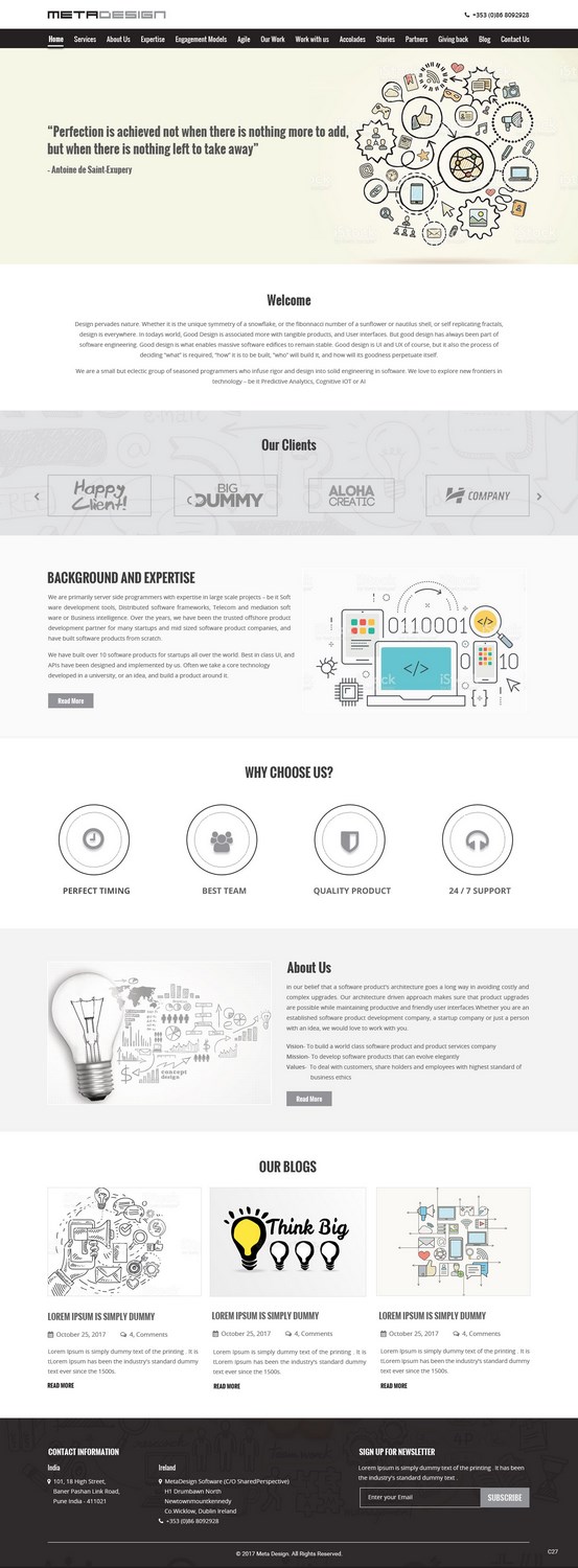 Web Design by pb for MetaDesign Software | Design #16546238