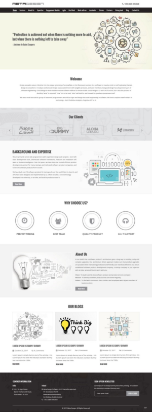 Web Design par pb pour MetaDesign Software | Design : #16546238