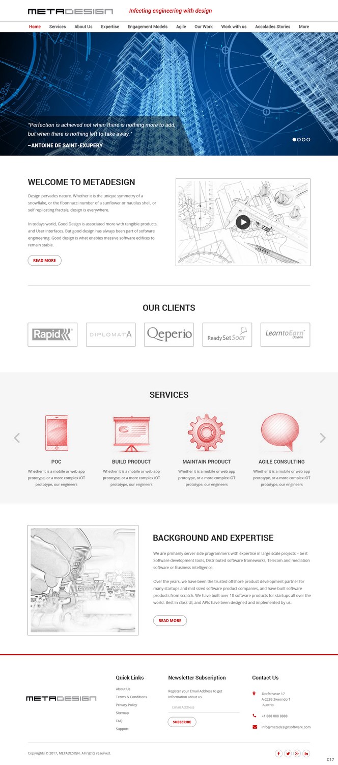 Web Design par pb pour MetaDesign Software | Design #16546240