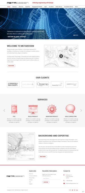 Web Design par pb pour MetaDesign Software | Design : #16546240