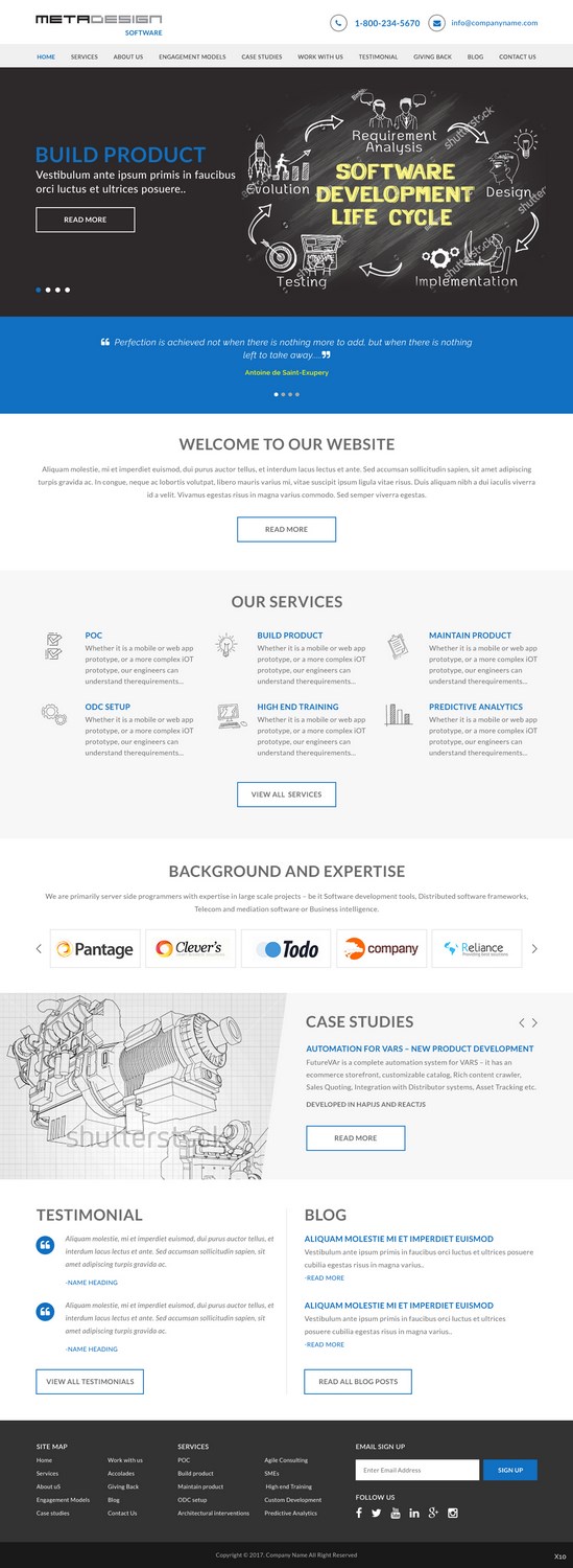 Web Design by pb for MetaDesign Software | Design #16546248