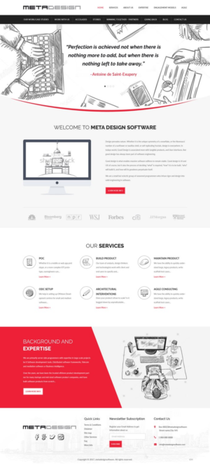 Web Design par pb pour MetaDesign Software | Design : #16546252