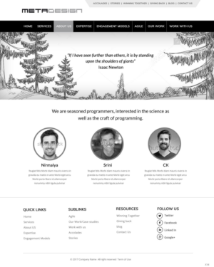 Web Design par pb pour MetaDesign Software | Design : #16813083