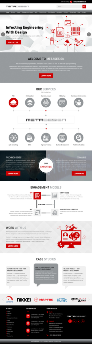 Web Design par rightway pour MetaDesign Software | Design : #16549737