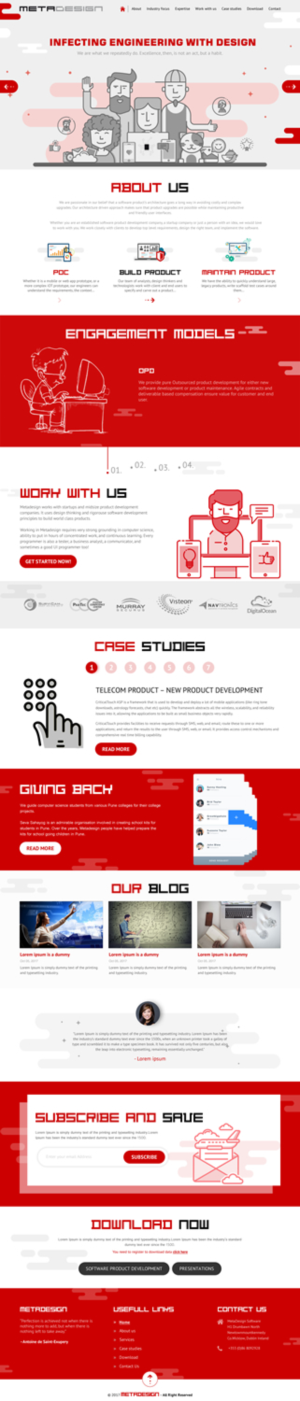 Web Design par rightway pour MetaDesign Software | Design : #16549739