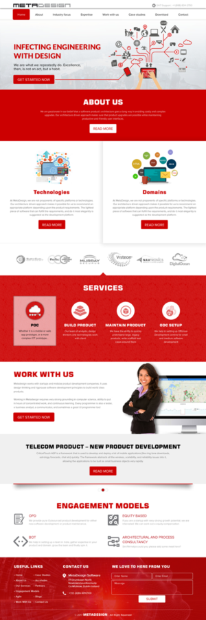 Web Design par rightway pour MetaDesign Software | Design : #16549741